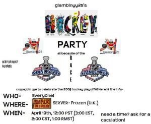 Hockey Party Info